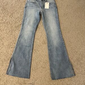 KanCan Blue Flare Wide Leg Jeans